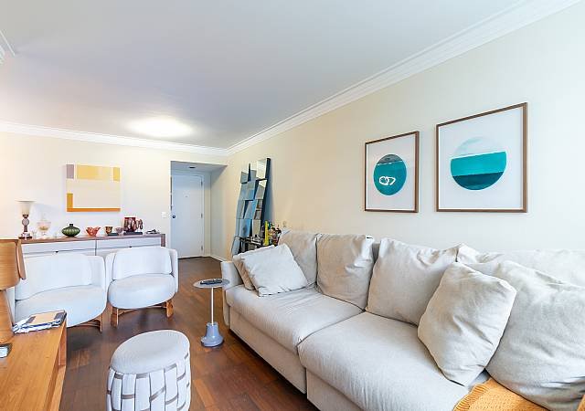 Foto 5 de Apartamento 130m² com 3 quartos à venda no Jardim Paulista perto do Ibirapuera, R$ 1.650.000,00